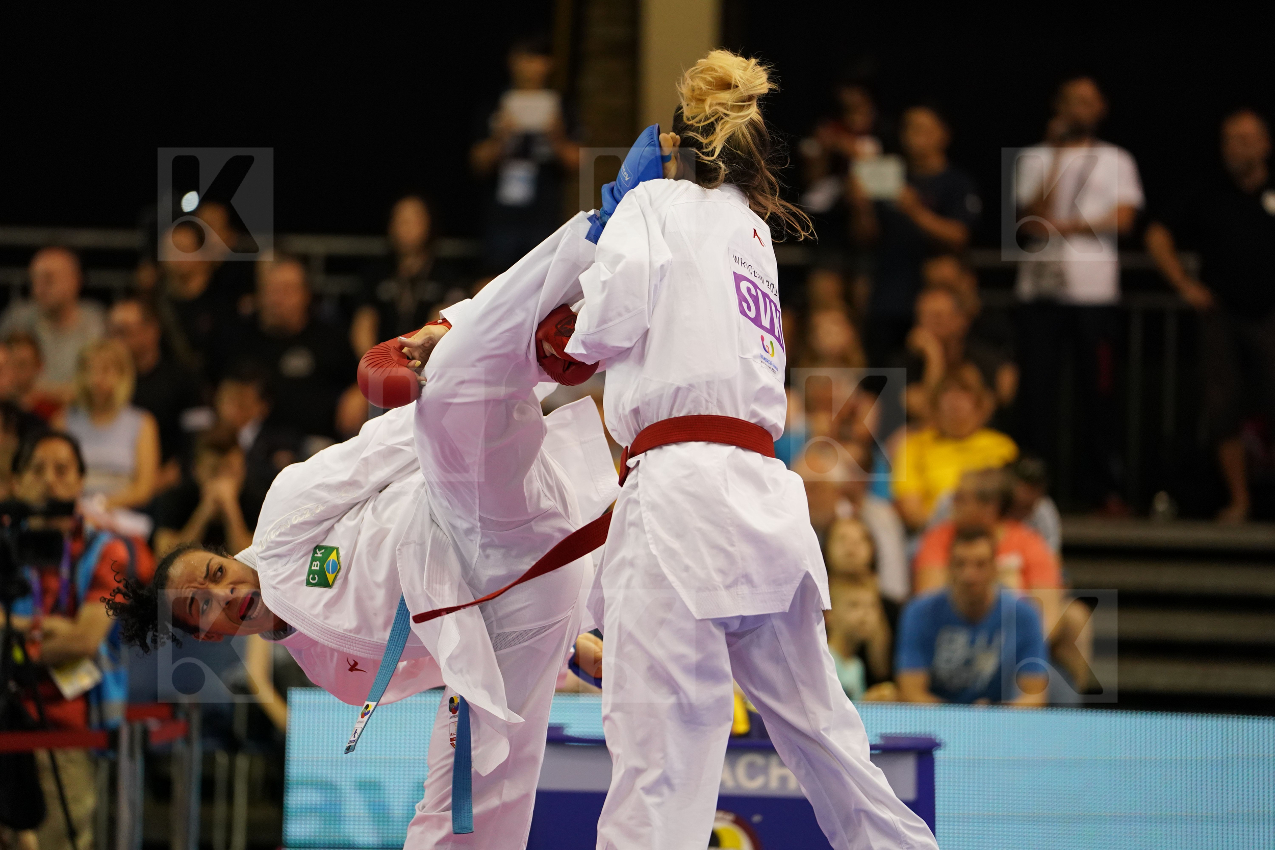Brazil Female Kumite +68kg Rodrigues Isabela Slovakia Tatarova Dominika